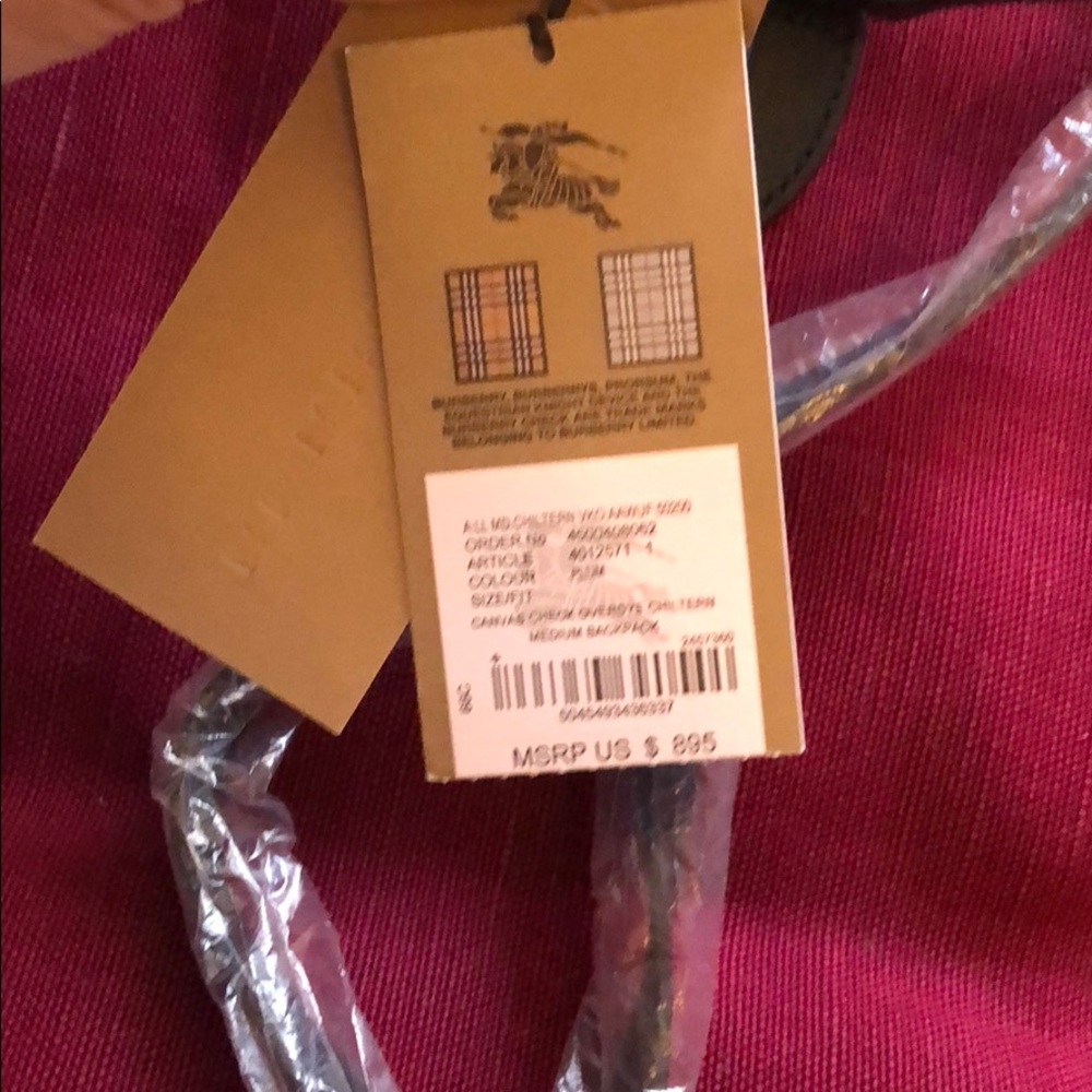 Authentic Red Burberry Backpack!!!! - Picture 3 of 5